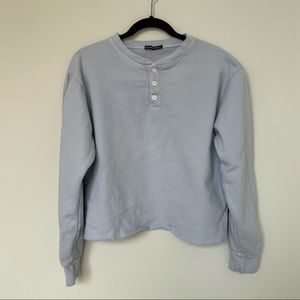 Brandy Melville blue sweatshirt